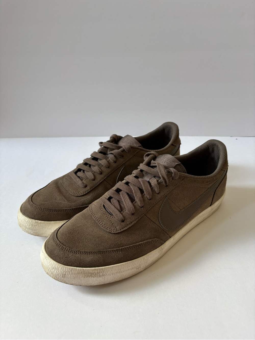 Nike Killshot 2 Leather Suede Sneakers 10.5 Casual Preppy Ironstone Ivory Shoes